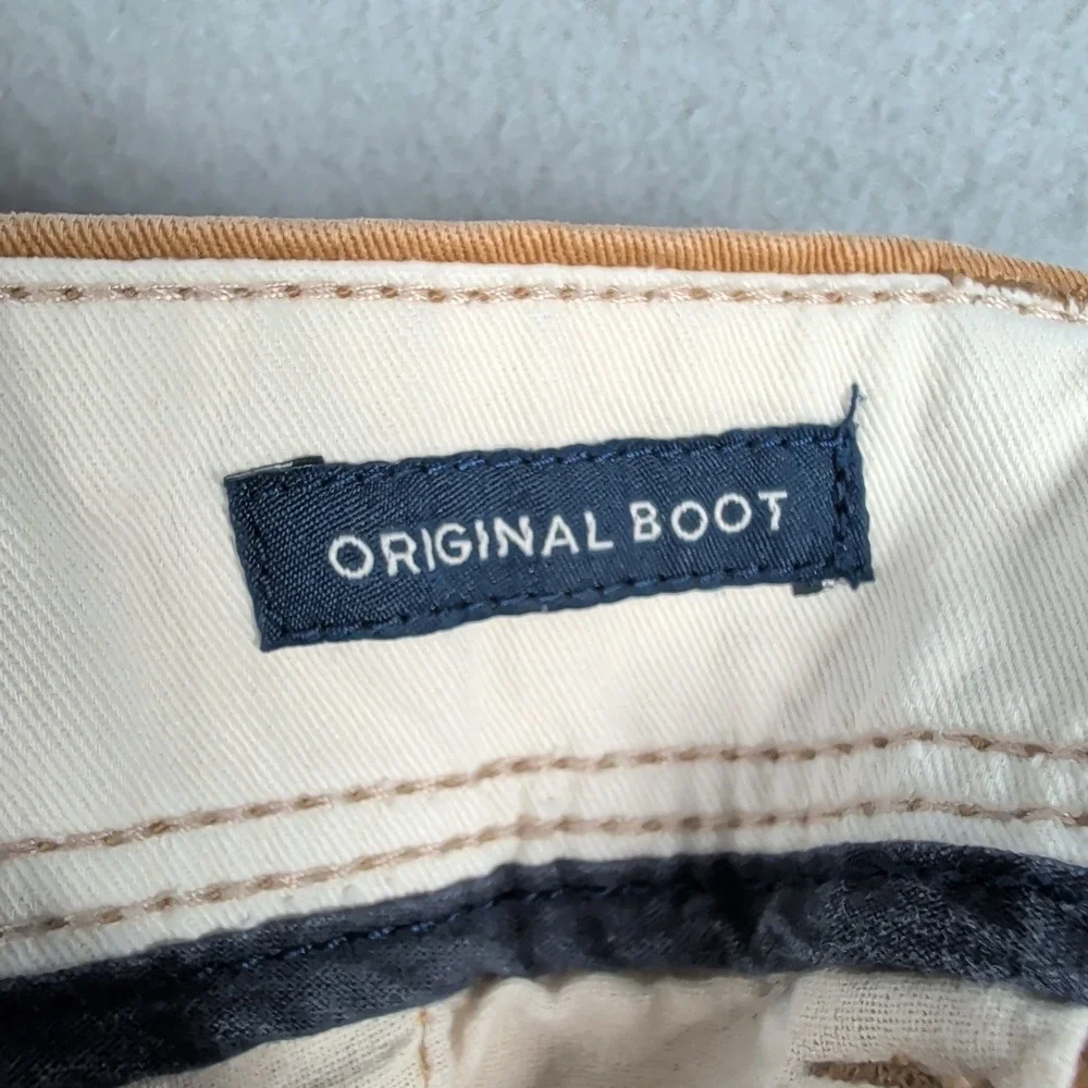 American Eagle Pants Mens 28x30 Brown Original Boot Chino Khaki Casual Workwear